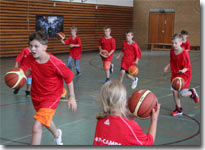 Basketballspieler im Camp Basketballcamp Feedback