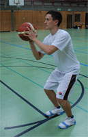 Basketball Grundstellung