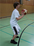 Passen beim Basketball Basketball Passen