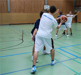 Basketball Ball verteidigen