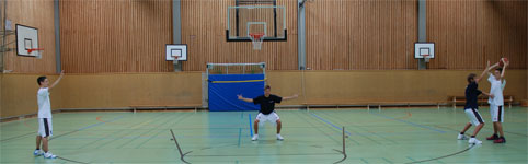 Basketballcamp: Defense Basketball Ball verteidigen