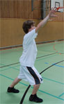 Basketballspieler Pass